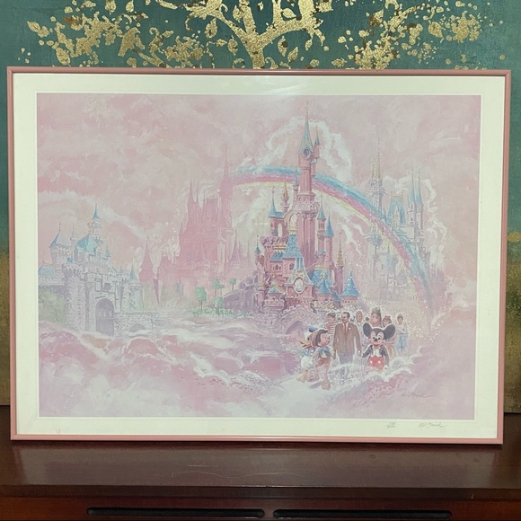 The Sun Never Sets On The Disney Magic lithograph - Picture 1 of 7